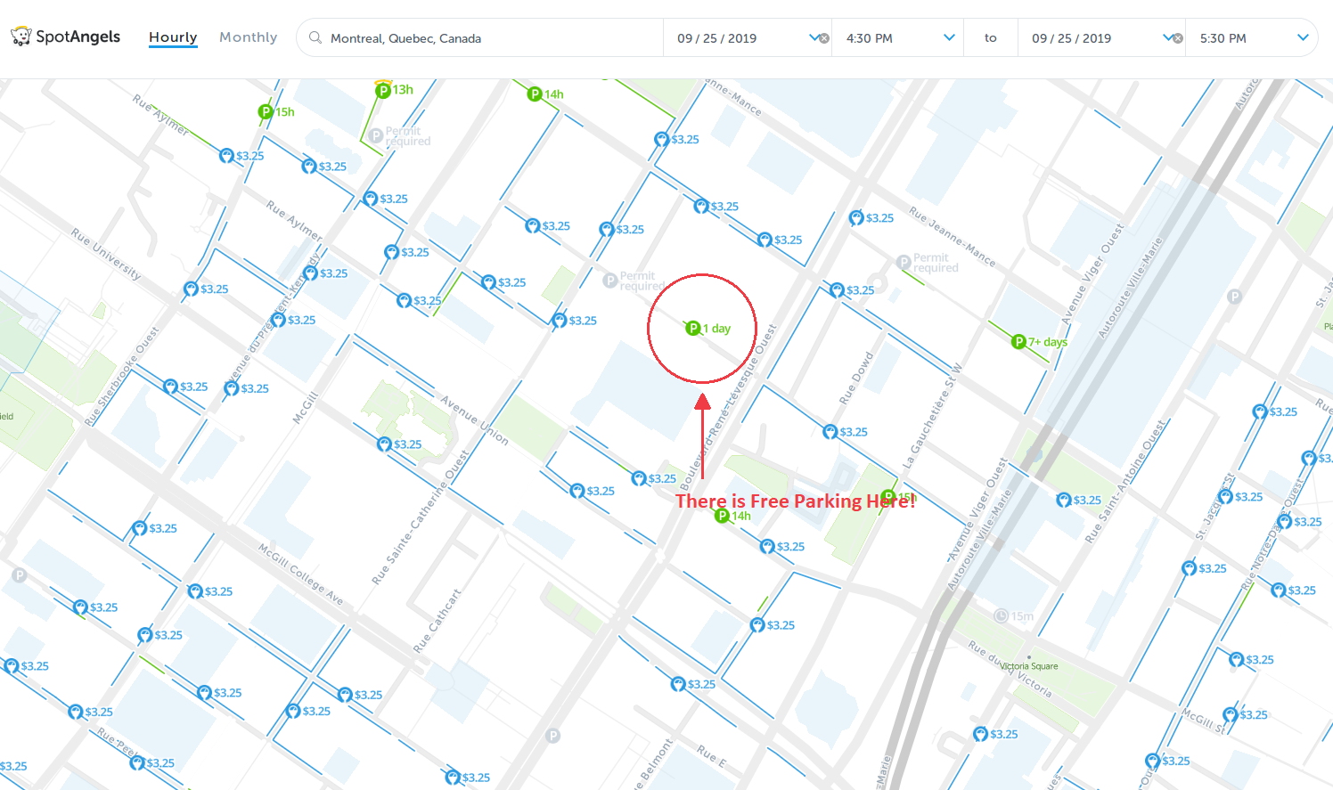 google maps screenshot